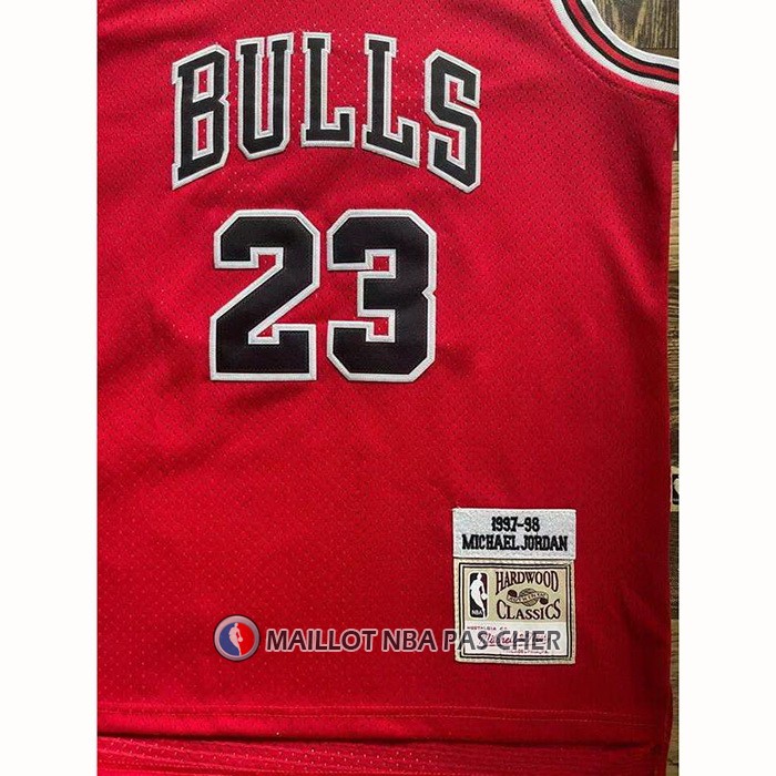 Maillot Enfant Chicago Bulls Michael Jordan NO 23 Mitchell & Ness 1997-98 Rouge